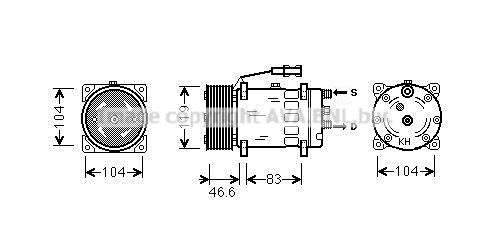 AVA QUALITY COOLING Kompresors, Gaisa kond. sistēma MNAK061